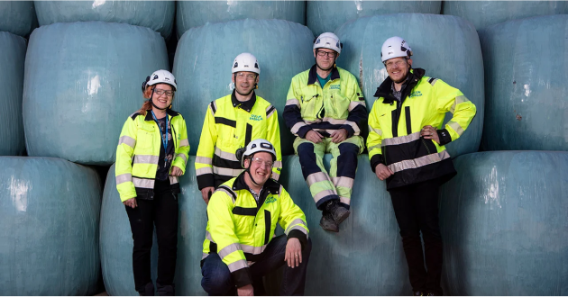 Circular economy team professionals: Antti Mattila, Heikki Harju-Autti (front), Jari Niskanen and Teemu Koskela.